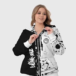 Женский 3D-костюм Blink 182 БРЫЗГИ, цвет: 3D-белый — фото 2