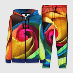 Женский 3D-костюм Роза fashion 2022, цвет: 3D-синий