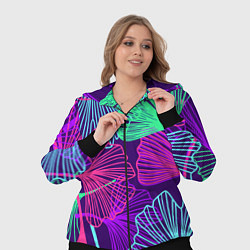 Женский 3D-костюм Neon color pattern Fashion 2023, цвет: 3D-черный — фото 2