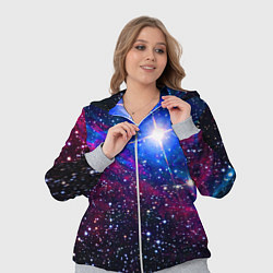 Женский 3D-костюм Открытый космос Star Neon, цвет: 3D-меланж — фото 2