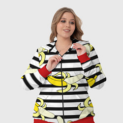 Женский 3D-костюм Banana pattern Summer, цвет: 3D-красный — фото 2