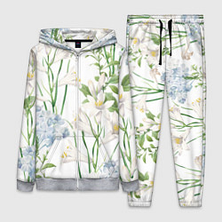 Женский костюм Цветы Утонченные и Яркие