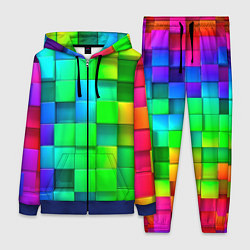 Женский костюм РАЗНОЦВЕТНЫЕ КУБИКИ MULTICOLORED CUBES