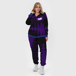 Женский 3D-костюм PurpleMini Huggy WuggyPoppy Playtime, цвет: 3D-синий — фото 2