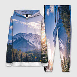 Женский костюм Горы Лес Солнце