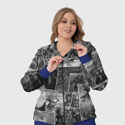 Женский 3D-костюм Тёмные души комикс, цвет: 3D-синий — фото 2