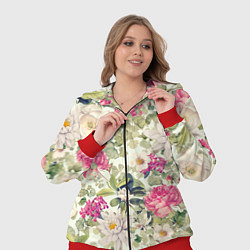 Женский 3D-костюм Цветы Винтажные Розы, цвет: 3D-красный — фото 2