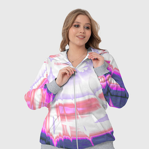 Женский костюм Тай-дай Абстракция Tie-Dye / 3D-Меланж – фото 3