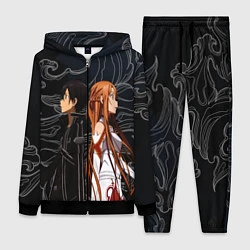 Женский 3D-костюм Кирито и Асуна - Sword Art Online, цвет: 3D-черный