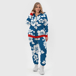 Женский 3D-костюм Цветочный паттерн Минимализм, цвет: 3D-красный — фото 2