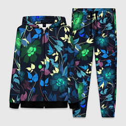 Женский костюм Color summer night Floral pattern