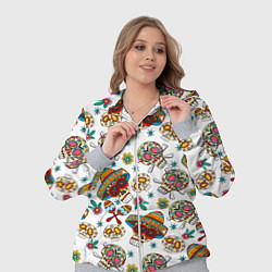 Женский 3D-костюм Мексиканские черепки, цвет: 3D-меланж — фото 2