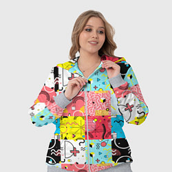 Женский 3D-костюм COLORED GEOMETRIC SHAPES, цвет: 3D-меланж — фото 2