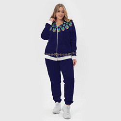 Женский 3D-костюм Павлиньи перья с вензелями, цвет: 3D-белый — фото 2