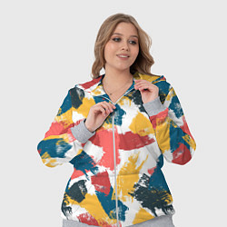 Женский 3D-костюм Мазки краской Паттерн, цвет: 3D-меланж — фото 2