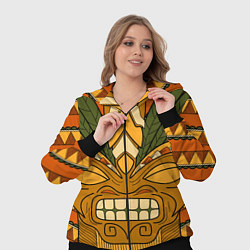 Женский 3D-костюм Polynesian tiki ANGRY, цвет: 3D-черный — фото 2