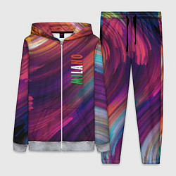 Женский 3D-костюм Разноцветная экспрессивная композиция - Milano, цвет: 3D-меланж