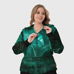 Женский 3D-костюм Причал у болота, цвет: 3D-черный — фото 2