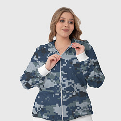 Женский 3D-костюм Камуфляж Росгвардия цифра, цвет: 3D-белый — фото 2