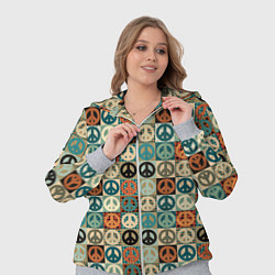 Женский 3D-костюм Peace symbol pattern, цвет: 3D-меланж — фото 2