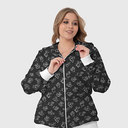 Женский 3D-костюм Пошлые кролики, цвет: 3D-белый — фото 2