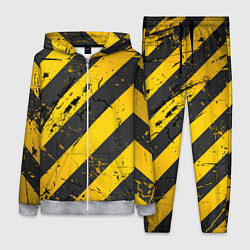 Женский костюм WARNING - желто-черные полосы