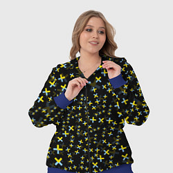 Женский 3D-костюм TXT pattern logo, цвет: 3D-синий — фото 2