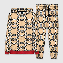 Женский 3D-костюм Восьмерочка, полукруг в форме цифры, цвет: 3D-красный