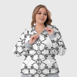 Женский 3D-костюм Линии, круговой орнамент, цвет: 3D-меланж — фото 2