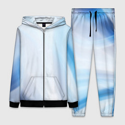Женский костюм Светлые синие и голубые волны