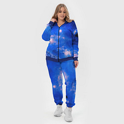 Женский 3D-костюм Бескрайний космос, цвет: 3D-синий — фото 2