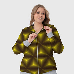 Женский 3D-костюм Желтые треугольники, цвет: 3D-меланж — фото 2