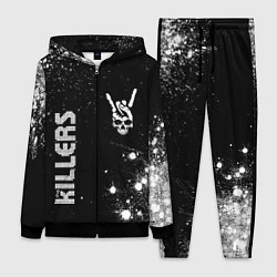 Женский 3D-костюм The Killers и рок символ на темном фоне, цвет: 3D-черный