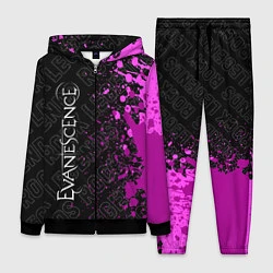 Женский 3D-костюм Evanescence rock legends: по-вертикали, цвет: 3D-черный