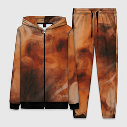 Женский костюм Оранжевый абстрактный дым