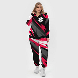 Женский 3D-костюм Suzuki fast lines, цвет: 3D-черный — фото 2