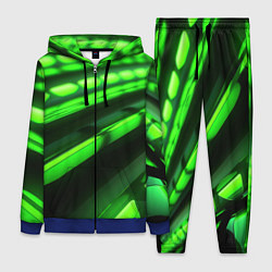 Женский костюм Green neon abstract