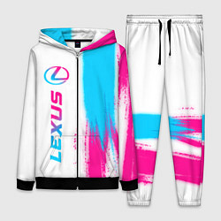 Женский костюм Lexus neon gradient style: по-вертикали