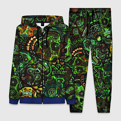 Женский 3D-костюм Мексиканские призраки, цвет: 3D-синий