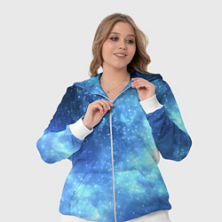 Женский 3D-костюм Яркие звёзды в космосе, цвет: 3D-белый — фото 2