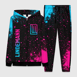 Женский костюм Lindemann - neon gradient: надпись, символ
