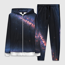 Женский 3D-костюм Млечный путь в звездном небе, цвет: 3D-белый