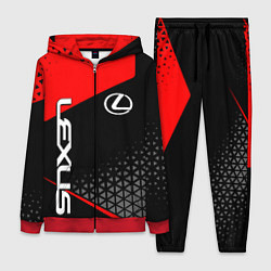 Женский 3D-костюм Lexus - red sportwear, цвет: 3D-красный