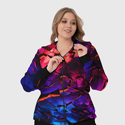 Женский 3D-костюм Светящаяся Земля, цвет: 3D-черный — фото 2