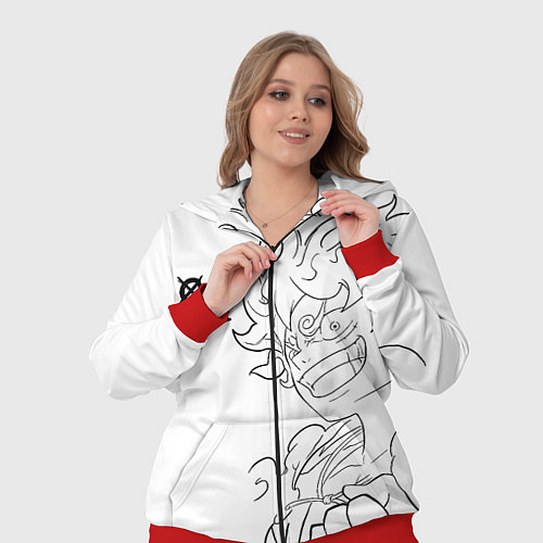 Женский костюм Ван пис - Луффи гир 5 / 3D-Красный – фото 3