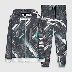 Женский костюм Киберанк полосы