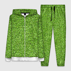Женский 3D-костюм Зелёный газон, цвет: 3D-белый