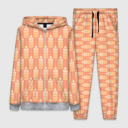 Женский костюм Пшеница колосится в ретро поле