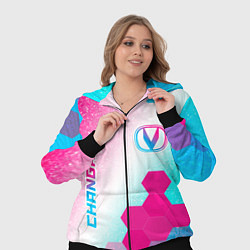 Женский 3D-костюм Changan neon gradient style вертикально, цвет: 3D-черный — фото 2