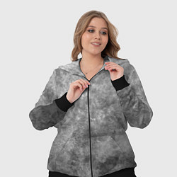 Женский 3D-костюм Абстракция - grey sky, цвет: 3D-черный — фото 2